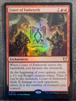 Court of Embereth - Foil - Wilds of Eldraine Commander (MTG) - Image 1