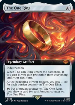The One Ring Magic The Gathering Borderless - Image 1