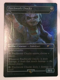 Patchwork Chucky - Stuffy Doll Secret Lair Drop Foil - Image 1