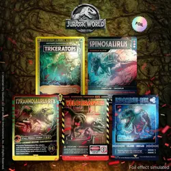 Magic the Gathering (MTG) Secret Lair x Jurassic World: Life Breaks Free Foil - Image 1