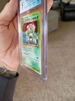 CGC 7 Venusaur Pokemon Japanese Unnumbered Promo GB Promo Holo - Image 4