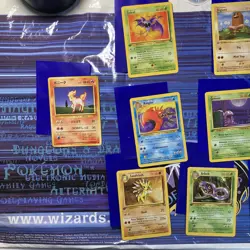 Pokemon TCG Sandslash Fossil 41/62 Regular 1999-2000 Wizards Bag Card Grimer - Image 2