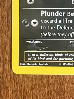 [LP+] 2001 Pokemon Neo Discovery Houndour 1st Edition #39/75 Uncommon - Image 4