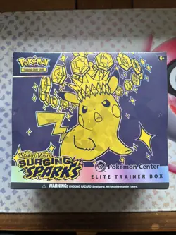 Pokemon TCG | Surging Sparks | Pokemon Center ETB Elite Trainer Box | Sealed - Image 1