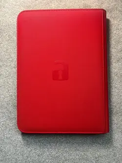 Pokemon TCG - Vault X Premium 9-Pocket Exo-Tec® Zip Binder - Red - USED - Image 4
