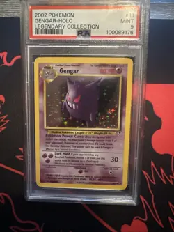 2002 POKEMON LEGENDARY COLLECTION #11 GENGAR-HOLO LEGENDARY COLLECTION PSA 9 - Image 2