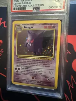 2002 POKEMON LEGENDARY COLLECTION #11 GENGAR-HOLO LEGENDARY COLLECTION PSA 9 - Image 3