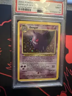 2002 POKEMON LEGENDARY COLLECTION #11 GENGAR-HOLO LEGENDARY COLLECTION PSA 9 - Image 4