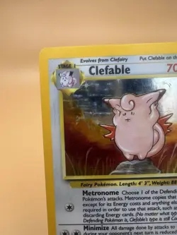 Vintage Pokemon Jungle Clefable Holo 1/64 1999 Wizards Unlimited MP - Image 3