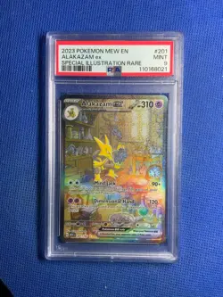 2023 Pokemon Mew En-151 Alakazam Ex Special Illustration Rare PSA 9 - Image 3