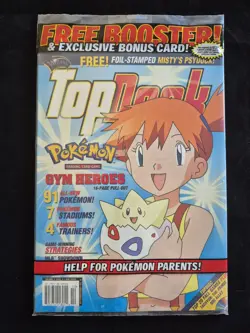 Pokemon Top Deck Magazine Vol 2. Issue 9 - September 2000 (Sealed - Small hole) - Image 1
