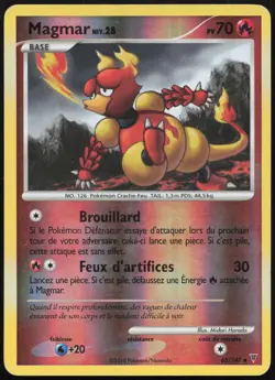 Carte Pokemon Magmar 65/147 Reverse Vainqueurs Supremes Francais - Image 1