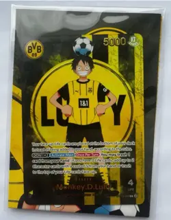 One Piece x BVB Borussia Dortmund Promo Card Monkey D. Luffy St13-003 - Image 1