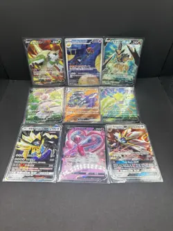 Pokemon Ultra Rare Card Lot (9 Cards) GX V ex Full Art Bundle - Image 1