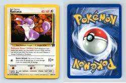 Rattata #66/82 Team Rocket Common Pokemon 2000 TCG Card - Image 1