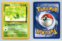 Oddish #63/82 Team Rocket Common Pokemon 2000 TCG Card - Image 1