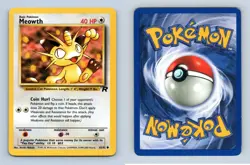 Meowth #62/82 Team Rocket Common Pokemon 2000 TCG Card - Image 1