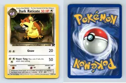 Dark Raticate #51/82 Team Rocket Common Pokemon 2000 TCG Card - Image 1