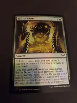 Say Its Name - Foil DSK NM MTG - Image 1