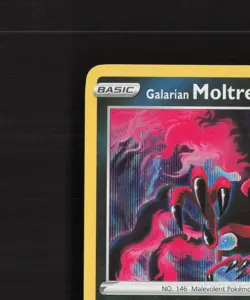 Galarian Moltres SWSH125 Stamped Black Star Promo Holo Pokemon Card NM - Image 3