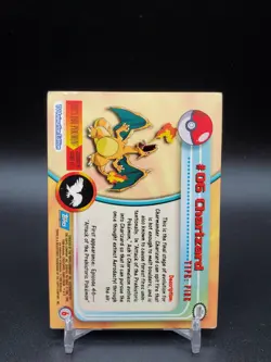Charizard #06 Topps Blue Label HP Pokemon Card - Image 2