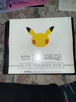 Pokemon Celebrations Elite Trainer Box 25th Anniversary ETB Sealed - Image 1