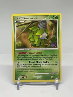 Pokemon Burmy 78/132 Secret Wonders 2007 Countdown Calendar Snowflake - LP - Image 1