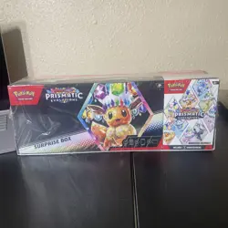 Pokemon Prismatic Evolutions Surprise Box & Booster Bundle 2-Pack Sam's Club - Image 1