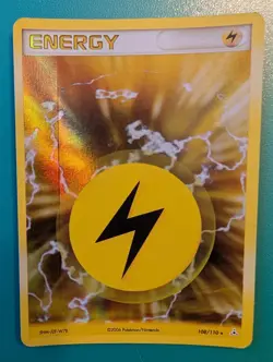 2006 Pokemon EX Holon Phantoms Lightning Energy Holo #108/110 MP - Image 1