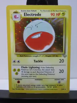 Pokemon TCG Jungle Electrode 2/64 Holo LP - Image 1