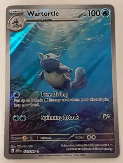 Wartortle Scarlet & Violet 151 Pokemon Near Mint Holofoil Holofoil 171/165 NM - Image 1