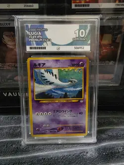 Pokemon Lugia Premium File 3 Japanese #249 ACE 10 Gem Mint - Image 1