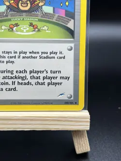 Lucky Stadium 100/105 Neo Destiny 1st Edition Uncommon Pokemon TCG Vintage - Image 4