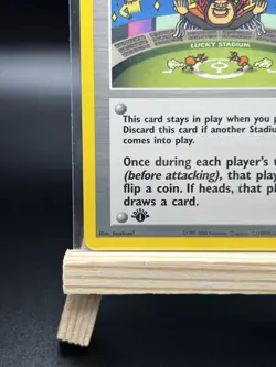 Lucky Stadium 100/105 Neo Destiny 1st Edition Uncommon Pokemon TCG Vintage - Image 5