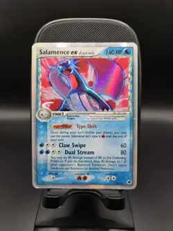 Pokemon Salamence ex 98/101 Dragon Frontiers Holo Ultra Rare LP-MP - Image 1