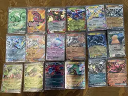 Pokemon Ex Full Art, Ex Art Lot Of 18 From Various Sets - Image 1