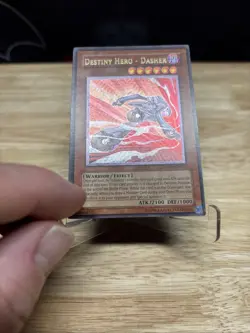 YUGIOH DESTINY HERO DASHER ULTIMATE RARE EX- NM POTD-EN017 - Image 4