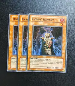 Yu-Gi-Oh - Horus Servant - Full Playset X3 - Image 1