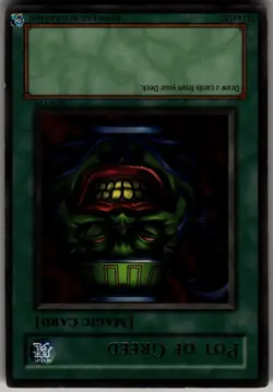 Pot of Greed Rare Legend of Blue Eyes White Dragon (Worldwide English) LOB-119 M - Image 1