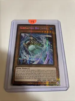 Yugioh! 1x Surfacing Big Jaws MP25-EN012 Starlight Rare 1st Ed NM - Image 1