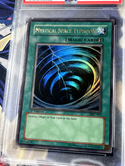 Yugioh PSA 5 Mystical Space Typhoon MRL-047 MISRPINT SUIJIN Foil Error Ultra - Image 5