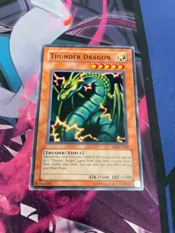 YUGIOH - THUNDER DRAGON - COMMON - DB2 - NM - Image 1