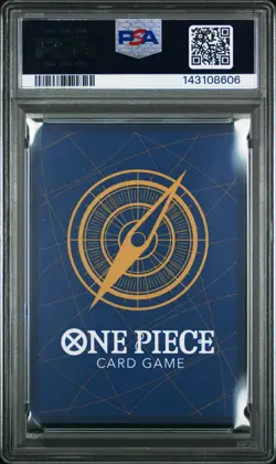 Namco One Piece CCG Royal Blood Trafalgar Law OP10-119 Secret Rare PSA 10 - Image 2