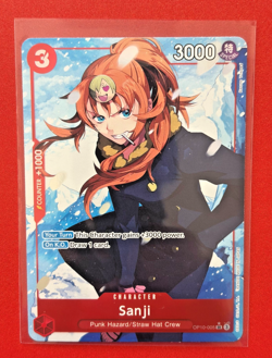 One Piece SANJI (Alt Art )OP10-005 SR Royal Blood Foil Near Mint - Image 2