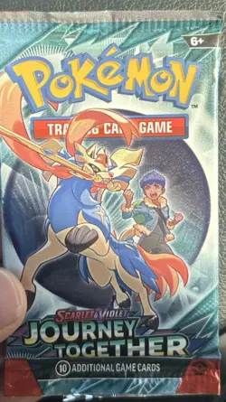 Pokemon TCG Journey Together Seal Booster Pack 10 Cards - Image 1