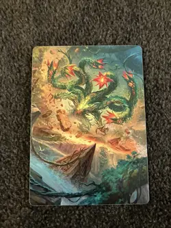Magic The Gathering MTG - Mossborn Hydra Art Card Art Series - FDN - Image 1