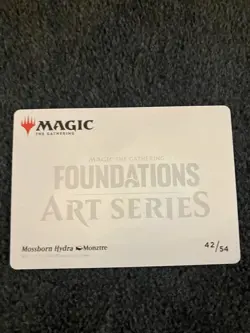 Magic The Gathering MTG - Mossborn Hydra Art Card Art Series - FDN - Image 2