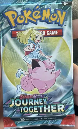 Pokemon TCG Journey Together Seal Booster Pack 10 Cards - Image 1