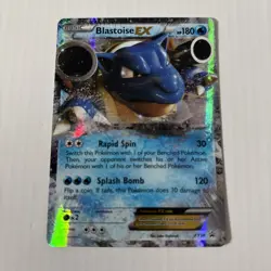 Pokemon TCG Blastoise EX XY30 XY Black Star Promo Holo Card LP - Image 1