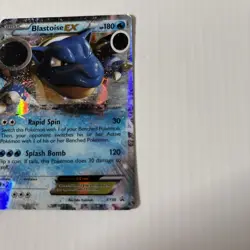Pokemon TCG Blastoise EX XY30 XY Black Star Promo Holo Card LP - Image 5